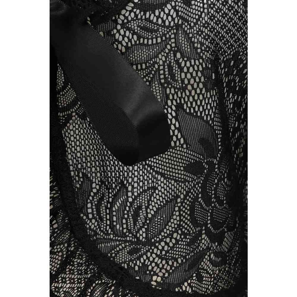 Banned - MORTICIA LACE Top à manches longues - Noir